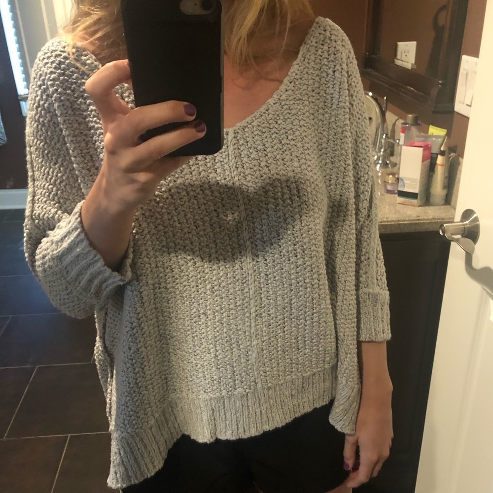 Free people scoop neck sweater